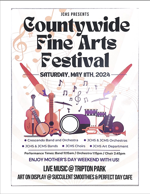Countrywide Fine Arts Festival flyer